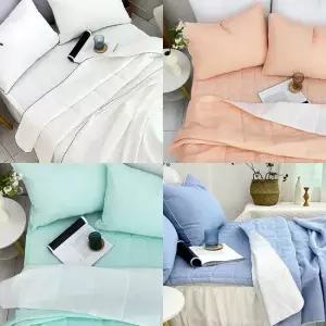 스노우 시어서커 침구 2종세트 [SS]