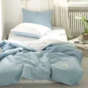 이불패드세트 순면 냉감침구세트 여름이불패드세트 SS 블루  순면이불세트