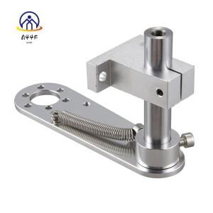 A44F-200Mm 알루미늄 폴리우레탄 산업용 인코더 휠 측정 휠 유형 20Mm 장착 브래킷 포함