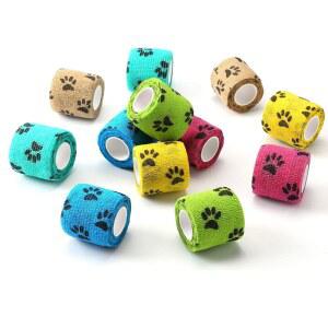 반려견, 고양이, 말, 새, , 손목 치유, 발목 2인치, 12롤용 웨펫 펫 랩, 자가 접착 부직포 붕대, 응급 응집 거즈