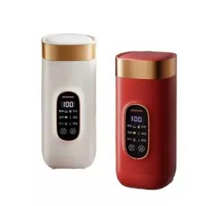 여행용전기포트 등산 보온병 낚시 커피포트 물병 보온 650ml 화이트