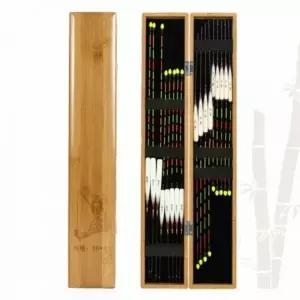 찌 조절용 우드 스펀지 패드 케이스