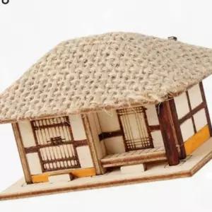 초가집 목재조립 전통민가 미니어처건축 디오라마 역사교구