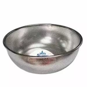 스테인리스 타공 원형 채반 야채 세척 바스켓 믹싱볼 용기