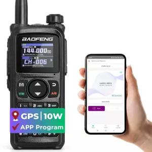 FENG UV-28 PLUS 햄 라디오 핸드헬드 GPS APP 프로그래밍 10W 장거리 무전기 토키 듀얼 밴드 양방향 주파수
