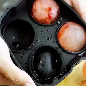 얼음제조 실리콘 트레이 냉동 보관용 아이스 몰드 냉장고 얼음틀