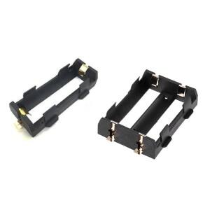 1/2X26650 배터리 홀더 SMD 26650 검정색 청동 핀 금도금 3.7V