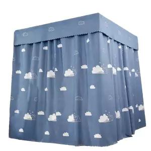 실내 난방텐트 침대 캐노피 겨울 보온 커튼 방풍 방한