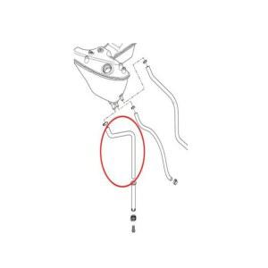 오토바이 블랙 오일 쿨러 호스 라인 드레인 튜브 Harley Sportster XL883 Iron 1200 48 72 Roadster Nightster 06 Up