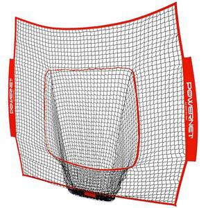 파워넷 7x7 FT 야구 및 소프트볼 네트 교체 부품, 프레임 교체, 전용 또는 휴대용 가방, 금속 유리 섬유 기둥, 내구성 있는 가방 팀 색상으로 제공