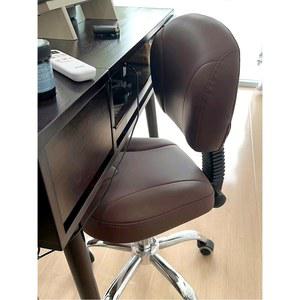 기본형 아이보리 등받이 뷰티샵 경량 높이조절 38x43 샵의자 네일 조절 네일패디