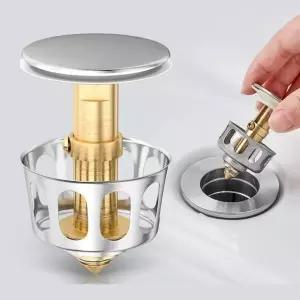 교체용 세면대 세면기 황동 거름망 팝업 물 마개 캡 R (WFHWECH)