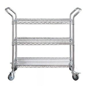 제전 카트 끌차 자재 실험실 길이 2단 길이60 산업용 대차 세로 클린룸 손수레