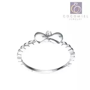 화이트 리본 R-38 커플링 우정 실버반지 은반지 패션 W177799