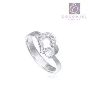 하트 서클 R-52 커플 우정 실버링 은반지 패션 반지 W177324