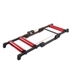 자전거 평로라 인도어 롤러 접이식 트레이너 제어 블랙 고정대 매트 실내 매직