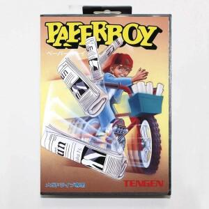 페이퍼보이 게임 카드, 세가 메가 드라이브, 제네시스 시스템용, 소매 상자 포함, 16 비트 MD 카트, 인기