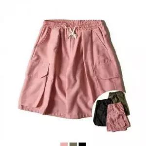 여름용 남성 리넨 반바지 버뮤다 팬츠