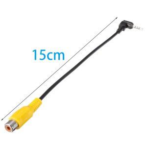 영상선 AV 인 카메라용 암 2.5mm 수 잭 케이블 플러그 후방 RCA 비디오 GPS 어댑터