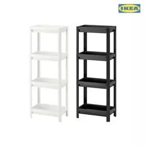 [이케아] VESKEN 욕실 4단 선반유닛100cm/화장실/수납/욕실용품