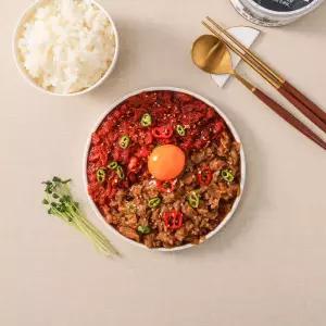 애담정 프리미엄 무방부제 양념 순살게장 2개 300g 식사 점심시간 집밥 분식 한식 즉석요리