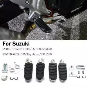호환  ACZ 스즈키 GSR600 GSR750 GSXR1300 하야부사 전면 및 후면 발판 SV400 SV650 SV1000 GSR400 GSX1300