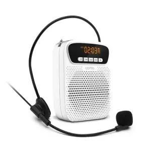 블루투스 헤드마이크 스트랩 엠프 기가폰 AUX 스피커 수업용마이크