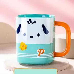 [에이치플러스몰]WL 산리오 포차코 투톤 사각 머그컵 400ml