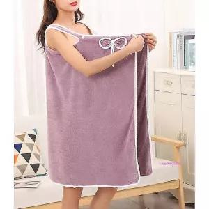 샤워가운 여름 극세사 목욕 사우나 타올 골프 배스 원피스 입는 여성opq503