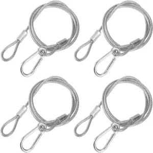 4팩 클램프 후크 안전 로프 걸이 장치 트러스에 매달기 헤드 빔 이동에 사용 LED 파 라이트 스테이지 조명