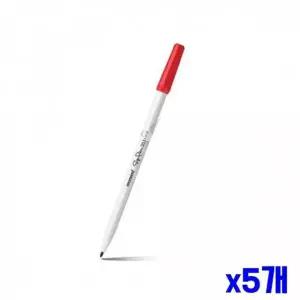 [오너클랜]WL 부드러운 적색 수성 싸인펜 12p 한타스 x5개 필기용