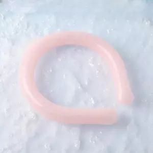 휴대용 쿨스카프 아이스 목도리 핑크 넥밴드 아이스목걸이