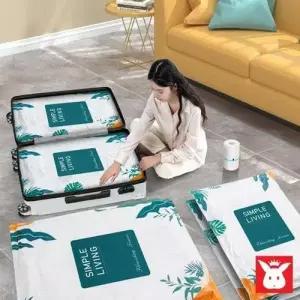 옷정리 이불정리 압축팩 진공 포장 지퍼백 수납정리 W9DA1C7