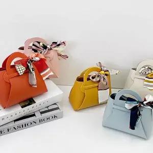 가죽 스카프 5p세트 미니 DIY 소형 가방 구디백