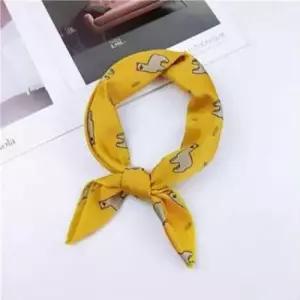 봄 가을 환절기 쁘띠 미니 스카프 선택 옐로우알파카 W82B630