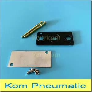 호환  10X 공압 Airtac 매니폴드 베이스 금속 블록 커버 블라인드 플레이트 엔드 캡 씰 플 켓 P-100M200M30