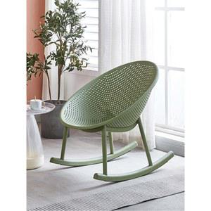 에그 흔들의자 플라스틱 라운지 락킹 블랙 휴식 체어 북유럽 로비 스윙 안락 안락한 흔들