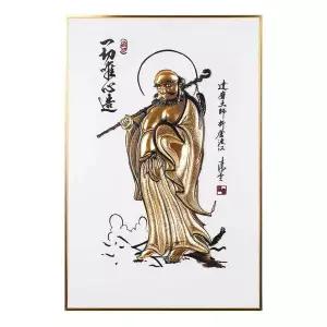 행복 SBN035B6 액운막이 달마도 달마 3D 액자 40x60