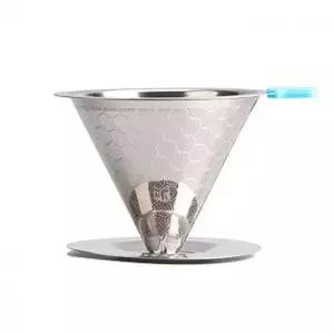 스텐필터 허니콤드리퍼 핸드드립커피 실버 이중망필터