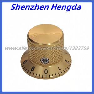 알루미늄 캡 타입 노브 디지털 체중계 0  9 계기 전위차계 스위치 조정 캡 골드 실버 블랙 1 개