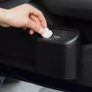 ( )차량용 쓰레기통 카니발 수납함 작은 싼타페 쏘렌토 조수석 후크