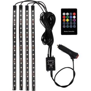 주변 라이터 LED 분위 램프 12V 라이터, 취침등 라이터와 리모컨 자동 아크릴엠비언트