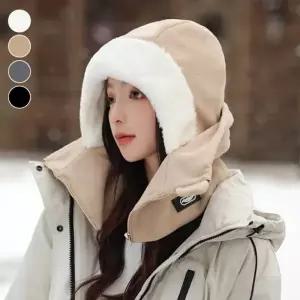 4컬러 후드워머 겨울 플리스 넥 안면커버 바라클라바