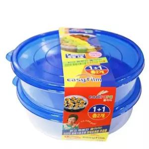 김치통 보관용기 반찬통 1200mL 4호 밀폐용기 원형 김치통 도시락통