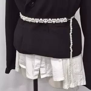 체인벨트 진주 여성 패션소품 악세서리