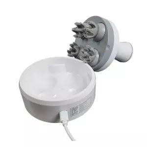 빼다 6급방수 건습양용 무선 전동 두피마사지기 샴푸브러쉬 머리 안마기 BBEDA