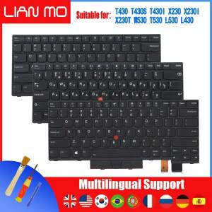 LIAN MO 교체 키보드 레노버 호환 ThinkPad T430 X230 04Y0602 04X1201 04W3025 04X1315
