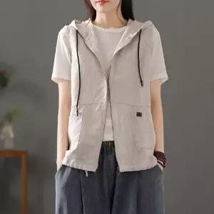 [라일리여성의류] Rly 써클링 가을 베 링 썸머 후드 은창 지퍼 여성