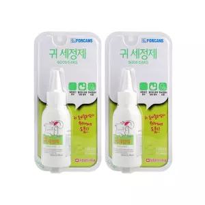 포켄스 포비스 귀 세정제 강아지귀염증 귓병 예방 100ml 2개