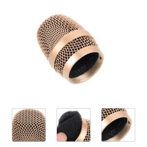 메탈 마이크 그릴 볼 헤드 교체 액세서리 용 내구성 전기 도금  표면